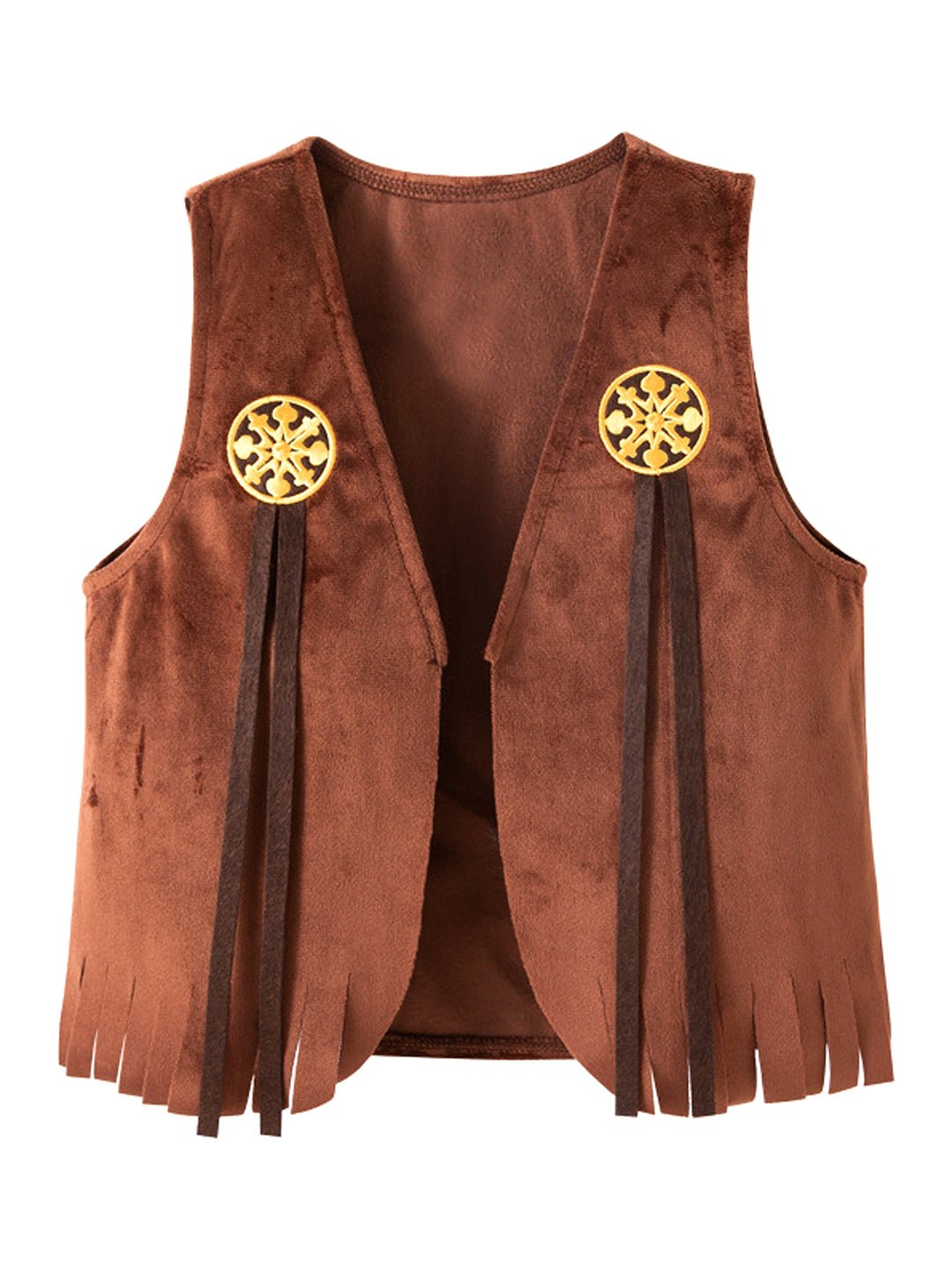 Little Surprise Box, Brown Patch Cowgirl , Kids Halloween Costume Fancy Dress Up - LSB - HWC - BRWNCOWGIRL - 7 - 8Y