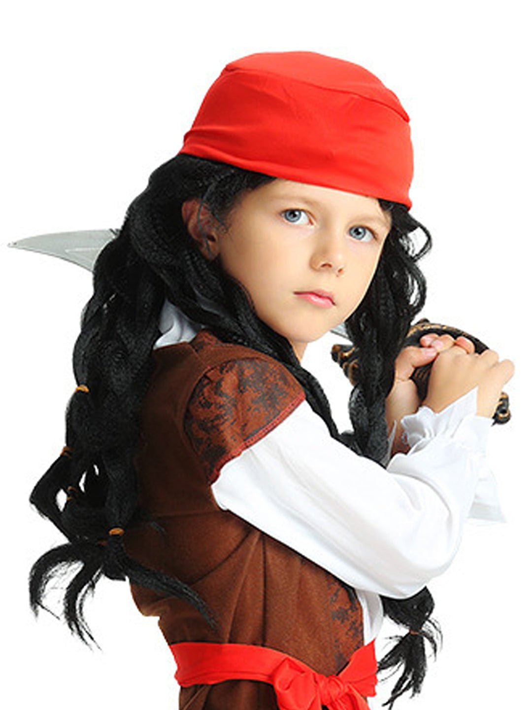 Little Surprise Box, Brown Pirate, kids Halloween costume fancy dress up - LSB - HWC - BRWNPIRATE - 7 - 8Y