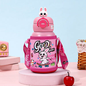 Little Surprise Box Bunny 3D Face Kids Bottle 550ml - Water Bottle