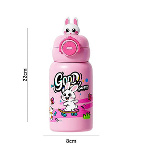 Little Surprise Box Bunny 3D Face Kids Bottle 550ml - Water Bottle