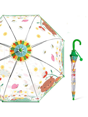 Little Surprise Box Bunny Green Umbrella | The Mom Store - Monsoon Wear