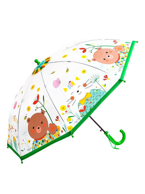 Little Surprise Box Bunny Green Umbrella | The Mom Store - Monsoon Wear
