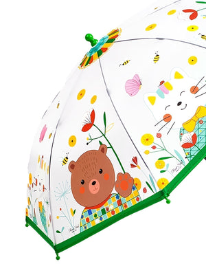 Little Surprise Box Bunny Green Umbrella | The Mom Store - Monsoon Wear