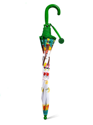 Little Surprise Box Bunny Green Umbrella | The Mom Store - Monsoon Wear
