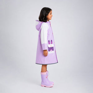 Little Surprise Box Bunny Pocket Raincoat | The Mom Store - S Kids Raincoat
