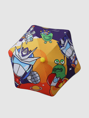 Little Surprise Box Canopy Shape Umbrella for Kids - LSB - UM - Canopy - Aliensblue