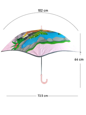 Little Surprise Box, Canopy Umbrella for Kids, 2yrs - 5 yrs - LSB - UM - ANIMAL - CANOPY