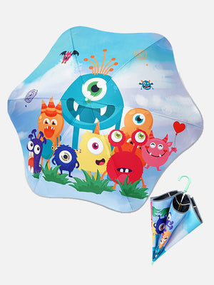 Little Surprise Box, Canopy Umbrella for Kids, 2yrs - 5 yrs - LSB - UM - MONSTER - CANOPY