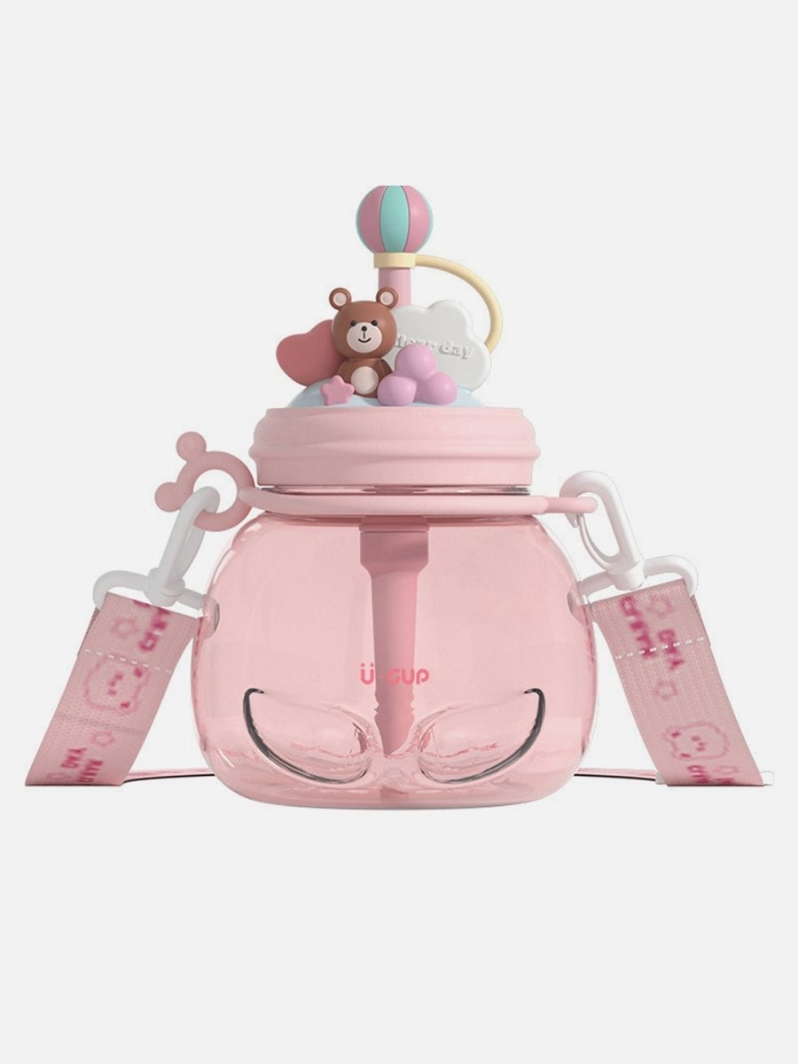 Little Surprise Box Carnival Theme Kids Water Bottle - LSB-WB-PNKCARNIVAL