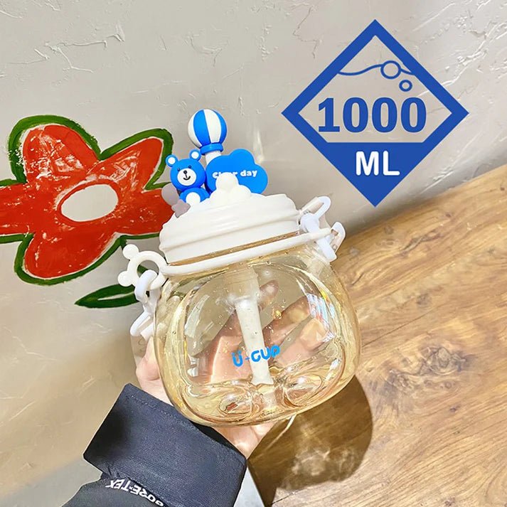 Little Surprise Box Carnival Theme Kids Water Bottle - LSB - WB - WHTECARNIVAL