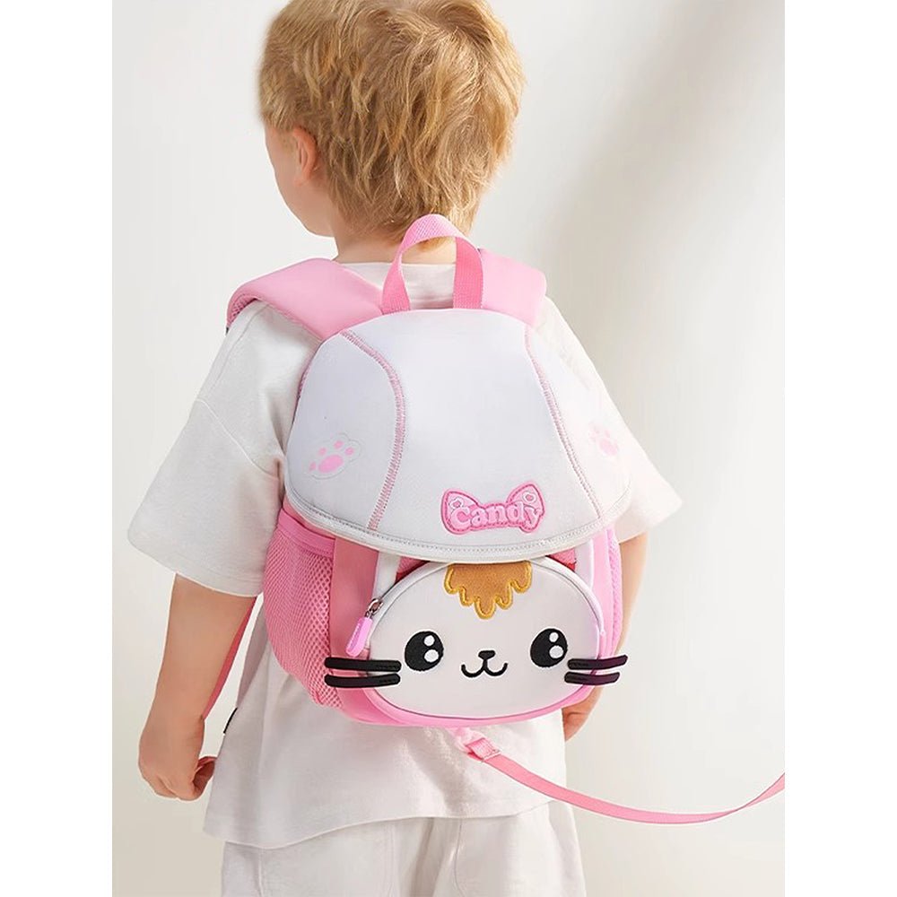 Little Surprise Box Catty Flip Cap Series soft Neoprene toddlers Kids backpack - Baby Bags