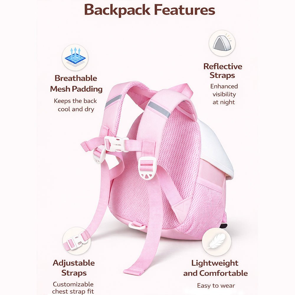 Little Surprise Box Catty Flip Cap Series soft Neoprene toddlers Kids backpack - Baby Bags