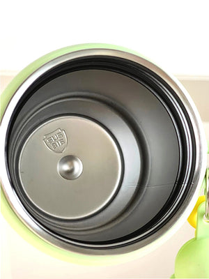 Little Surprise Box Checkered Stainless Steel Tumbler for Kids and Adults, 550ml - LSB - WB - YELWGRN - CHECKS