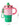 Little Surprise Box Checkered Stainless Steel Tumbler for Kids and Adults, 550ml - LSB - WB - GRNPNK - CHECKS