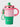 Little Surprise Box Checkered Stainless Steel Tumbler for Kids and Adults, 550ml - LSB - WB - GRNPNK - CHECKS