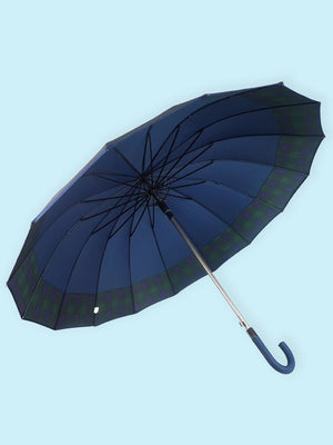 Little Surprise Box Checks Large Canopy Size Umbrella for Adults - LSB - UM - MAUVE - CHECKS