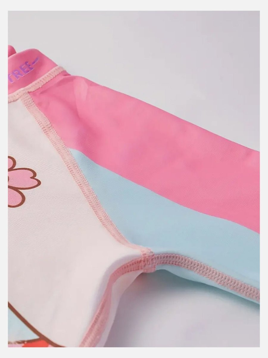 Little Surprise Box Checks Rabbit Swimwear for Kids and Toddlers WITH UPF 50+ - LSB-SW-KKCHECKSRABT110