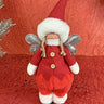 Little Surprise Box Christmas Angel with Glitter Silver Wings self standing Christmas Décor 16 inches - LSB - CMS - PANTANGEL - SFTOY