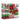Little Surprise Box Christmas Ball Ornaments X - Mas Tree Hanging Decorations Red & Green theme Christmas Balls, 100 pcs Box Set. - LSB - CMS - 100GRNELF - BALLS