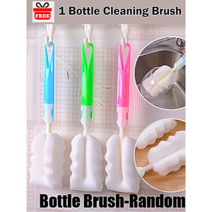 Little Surprise Box Christmas Dogs & Teddy, Christmas themed, Xmas stainless steel Coffee/Water Tumbler Bottle, 500ml with free cleaning brush - XMAS BOTTLES
