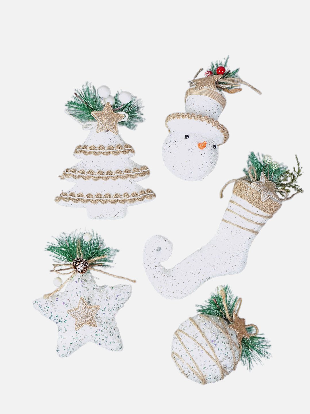 Little Surprise Box Christmas Tree Ornaments - Combo - LSB - CMS - 6JUTE - TRO