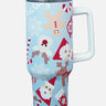Little Surprise Box Christmas Vacum insulated stainless steel Tumbler with lid and straw, 1 litre - LSB - CMS - BLUETUMBLR - WB