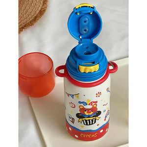 Little Surprise Box Circus Cuplid Stainless Steel Kids Water Bottle 500ml - Water Bottle