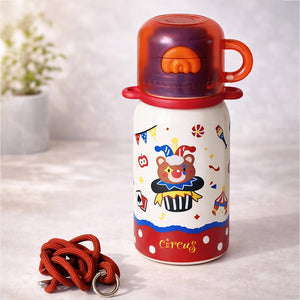 Little Surprise Box Circus Cuplid Stainless Steel Kids Water Bottle 500ml - Water Bottle