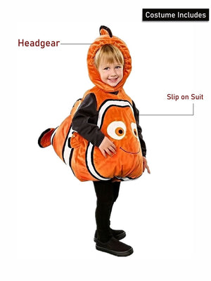 Little Surprise Box, Clownfish, Kids Halloween Costume Fancy Dress Up - LSB - HWC - CLWNFISH - 4 - 6Y