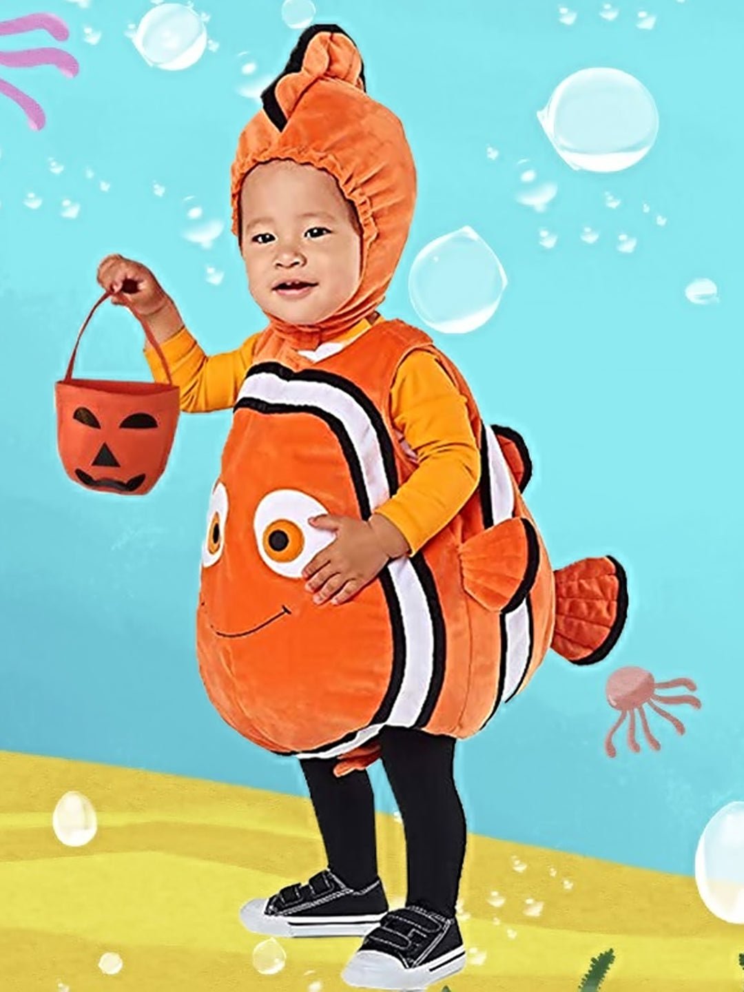 Little Surprise Box, Clownfish, Kids Halloween Costume Fancy Dress Up - LSB - HWC - CLWNFISH - 4 - 6Y