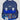 Little Surprise Box Cobalt & Dark Blue Crest Design School Backpack for Kids - LSB - BG - TAG - COBDRKBLUCREST