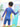 Little Surprise Box Cobalt Sleeves Orange knee Length Scuba 2.5mm Neoprene Swimwear for Kids - LSB - SW - COBPRNTSLVNEOKN - SD - 2 - 3Y