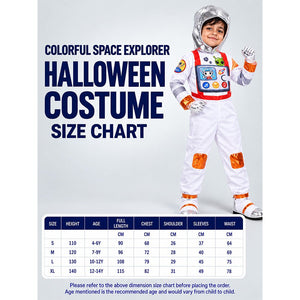 Little Surprise Box, Colorful Space Explorer, Kids Halloween Costume Fancy Dress Up - 110 Halloween Costumes
