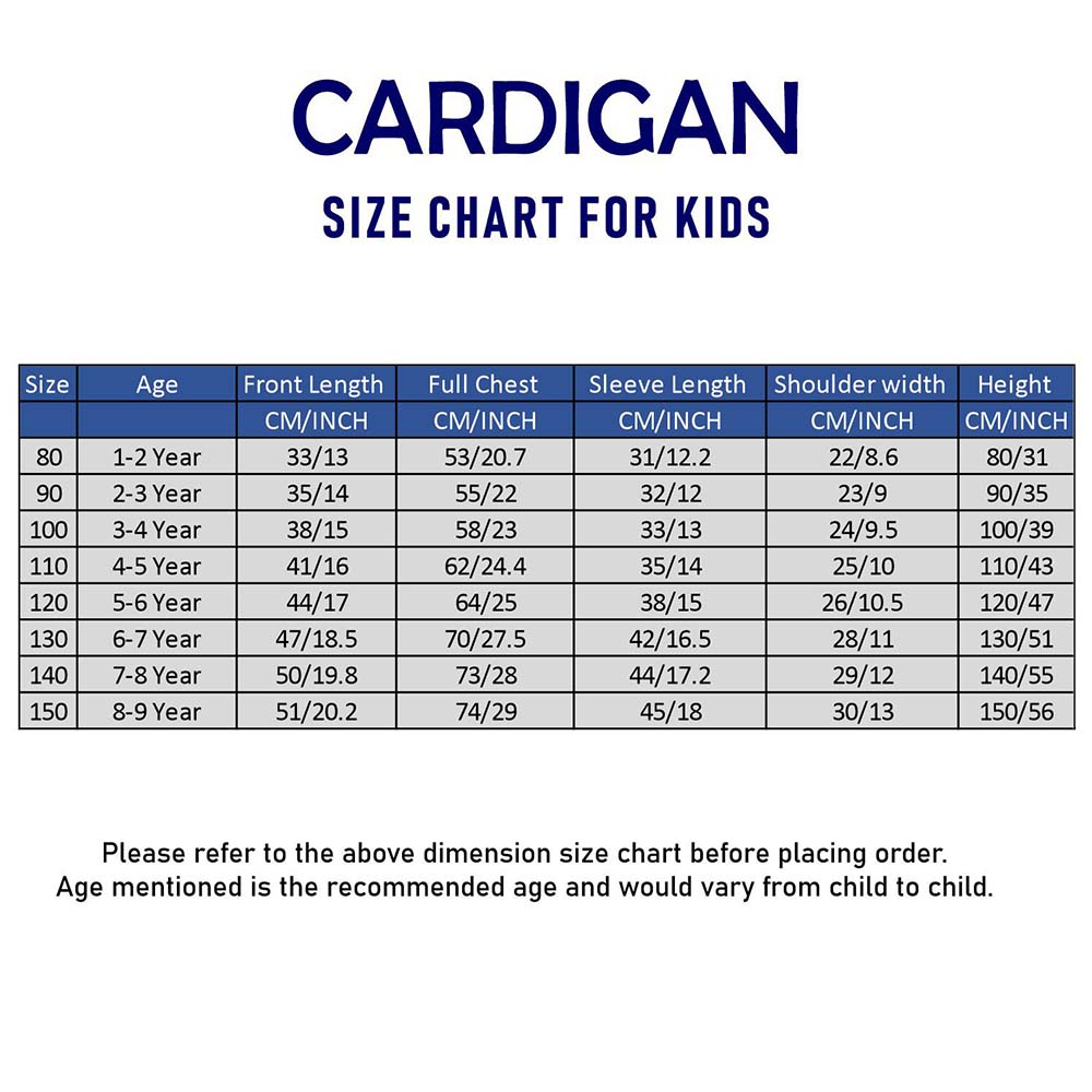 Little Surprise Box Cream & Blue Bow Knitted Warmer Cardigan, Winter Cardigan Sweater for Kids - 1 - 2 Years Kids Sweater