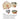 Little Surprise Box Dual Handle Soup /Noodles Lunch Box with matching Cover