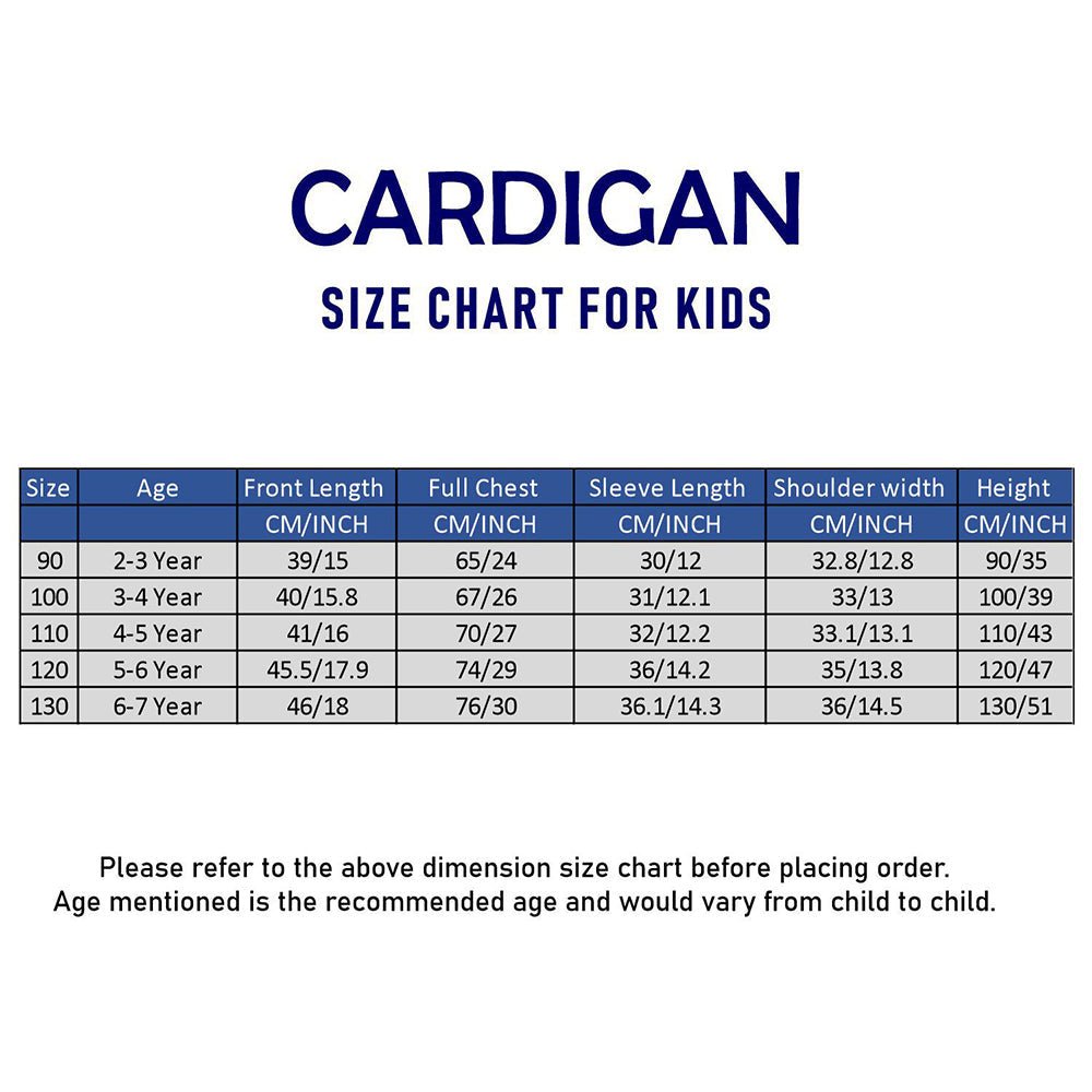 Little Surprise Box Cream & Grey Dot Collar Winter Cardigan, Winter Cardigan Sweater for Kids - 2 - 3 Years Kids Sweater