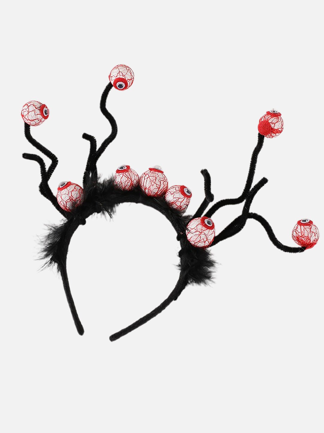 Little Surprise Box Creepy Eyeball with Long Tentacles Headband Unique Halloween Party Hair Accessory - LSB - HWHR - EYEBALLS
