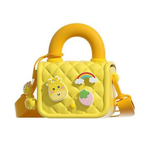Little Surprise Box Criss Cross Mini Purse Sling for Toddlers - LSB-BG-CRSCROSYELW