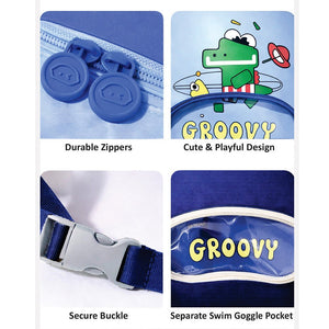 Little Surprise Box Crocodile Swim Bag Kids | The Mom Store - Swim Bags