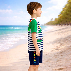 Little Surprise Box Crocodile Swimwear Set - Fun Kids | The Mom Store - 3 - 4 Years Boys Swimwear