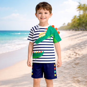 Little Surprise Box Crocodile Swimwear Set - Fun Kids | The Mom Store - 3 - 4 Years Boys Swimwear