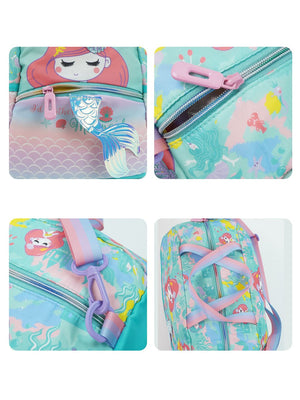 Little Surprise Box, Cute Prints/Theme Kids Duffle Bag for Classes and Travel, 5 years + - LSB - BG - MERMAID - DUFFEL