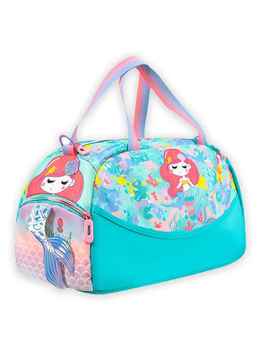 Little Surprise Box, Cute Prints/Theme Kids Duffle Bag for Classes and Travel, 5 years + - LSB - BG - MERMAID - DUFFEL