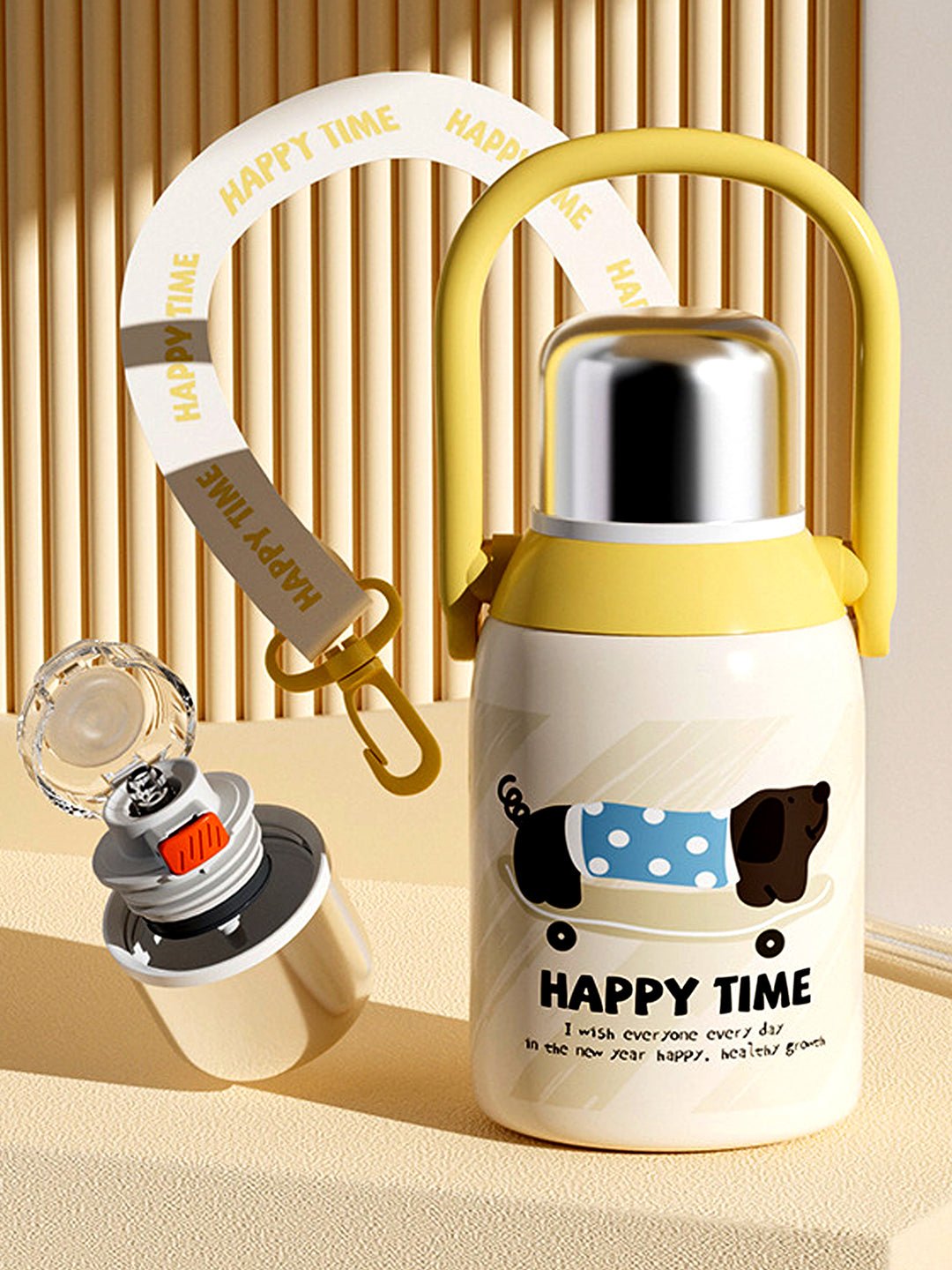 Little Surprise Box, Dachshund Puppy Stainless Steel Premium Insulated Water Bottle, 800ML - LSB - WB - DASHUND - PUPY