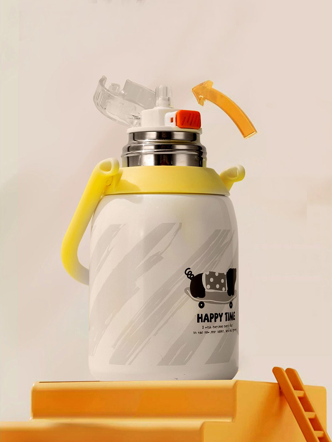 Little Surprise Box, Dachshund Puppy Stainless Steel Premium Insulated Water Bottle, 800ML - LSB - WB - DASHUND - PUPY