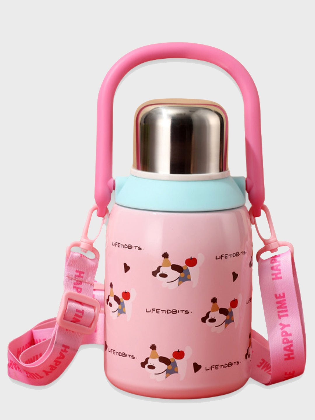 Little Surprise Box, Dachshund Puppy Stainless Steel Premium Insulated Water Bottle, 800ML - LSB - WB - PARTYHAT - PUPY