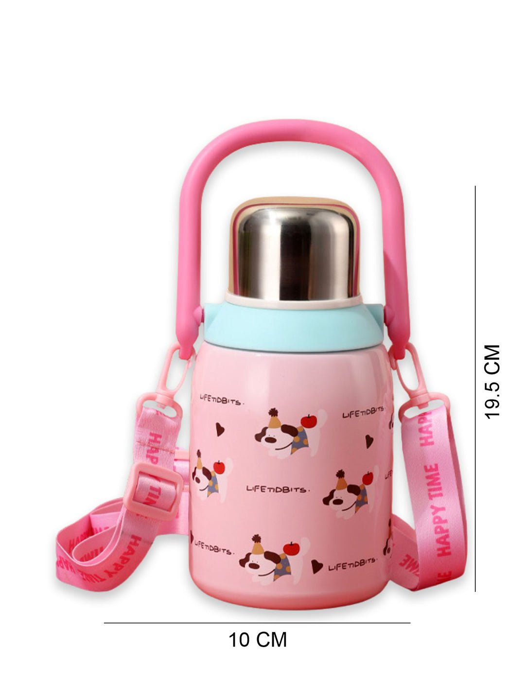 Little Surprise Box, Dachshund Puppy Stainless Steel Premium Insulated Water Bottle, 800ML - LSB - WB - PARTYHAT - PUPY