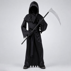 Little Surprise Box Deathman with Sickle Halloween Costume for Kids - L Halloween