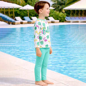 Little Surprise Box Dino Leggings Set - Cute Comfort | The Mom Store - 4 - 5 Years Boys Swimwear
