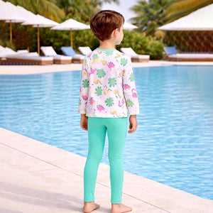 Little Surprise Box Dino Leggings Set - Cute Comfort | The Mom Store - 4 - 5 Years Boys Swimwear